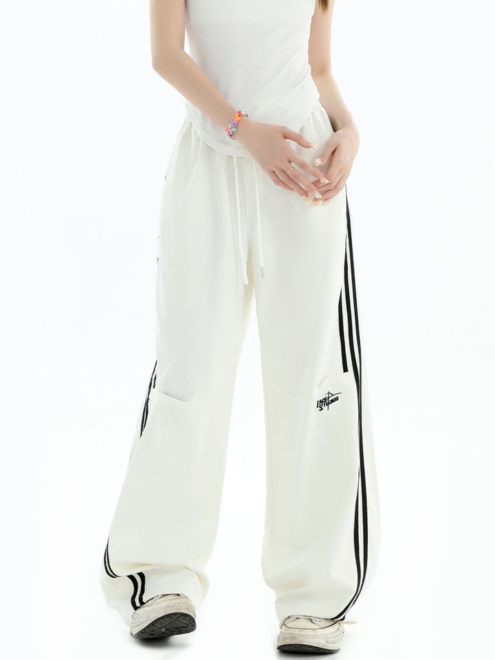 [INSstudios] Stripe Casual Pants na1463