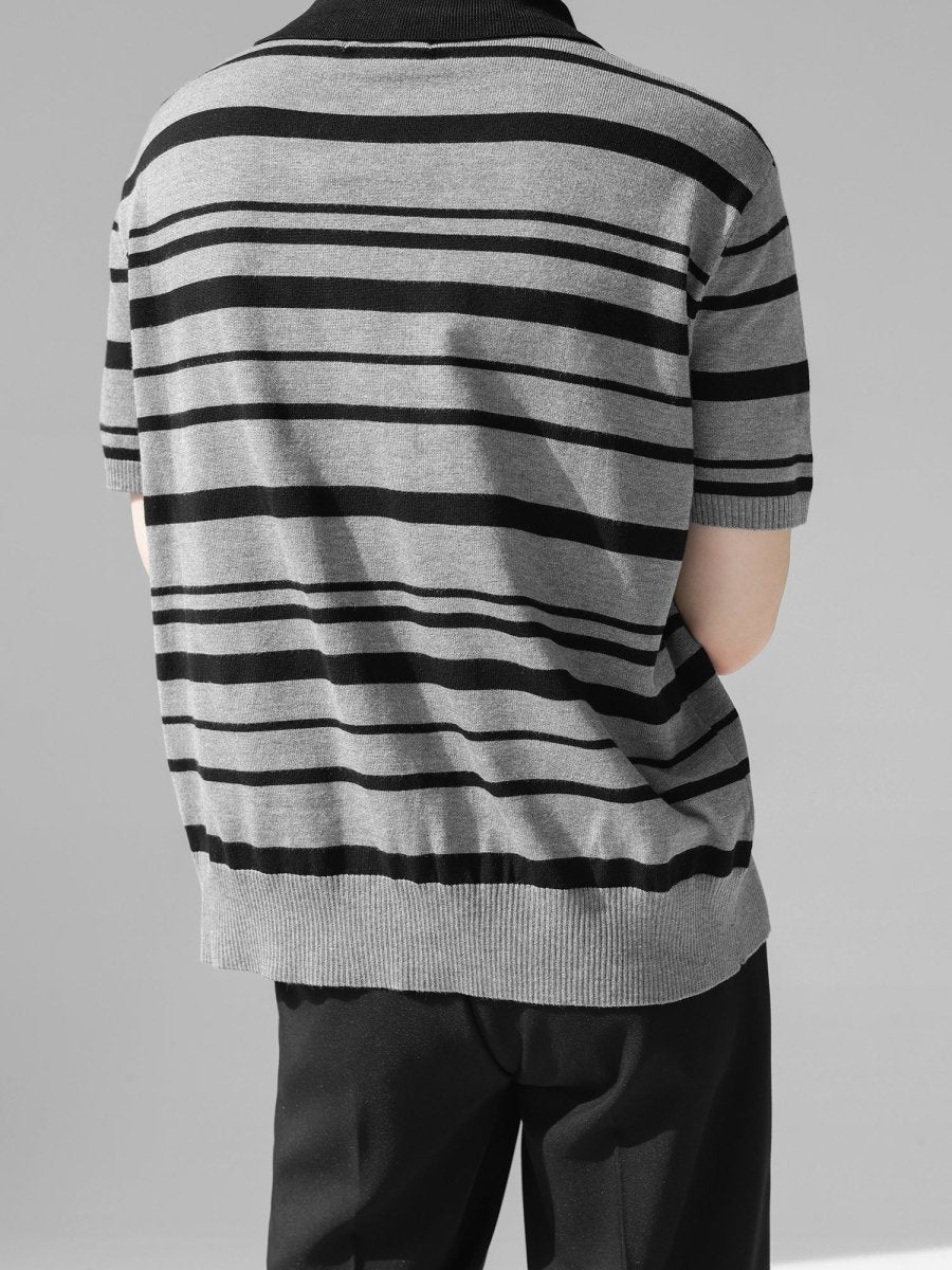 【HOHO】 striped T-shirt  na1346