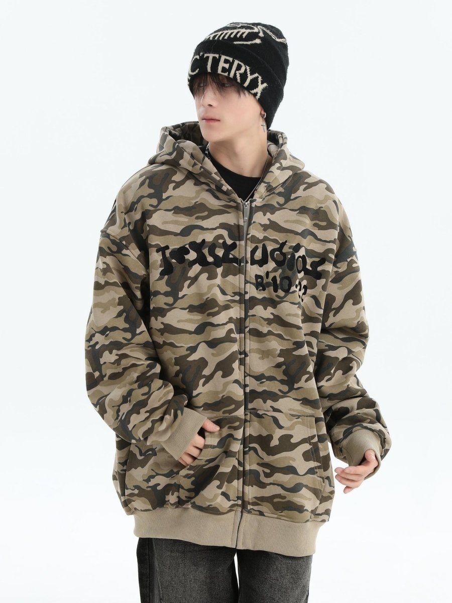 【INSstudios】full print camouflage jacket na1630