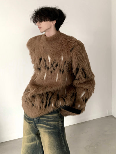 [AutumnWind] high street vintage mink hair knitwear na808 