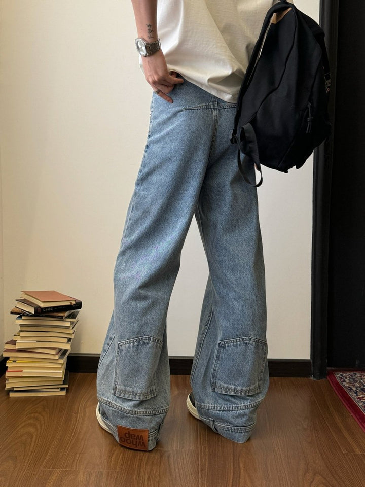 [19studio] Washed Jeans na1421