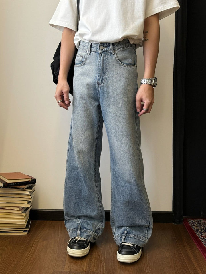 [19studio] Washed Jeans na1421