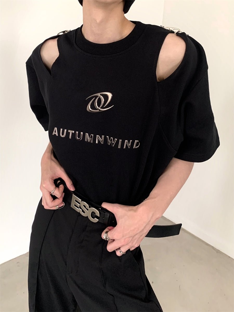 【AutumnWind】deconstructed design t-shirt  na1233