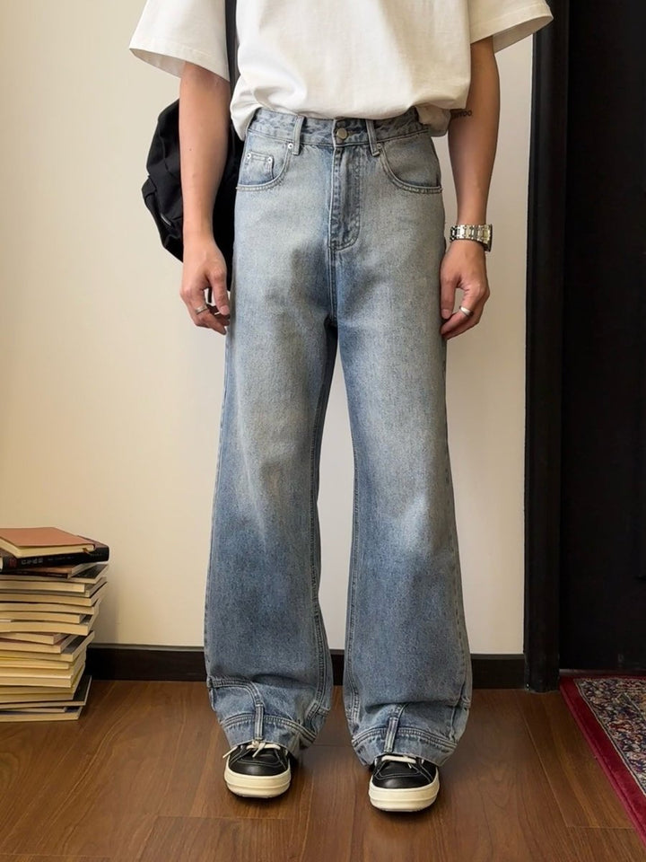 [19studio] Washed Jeans na1421