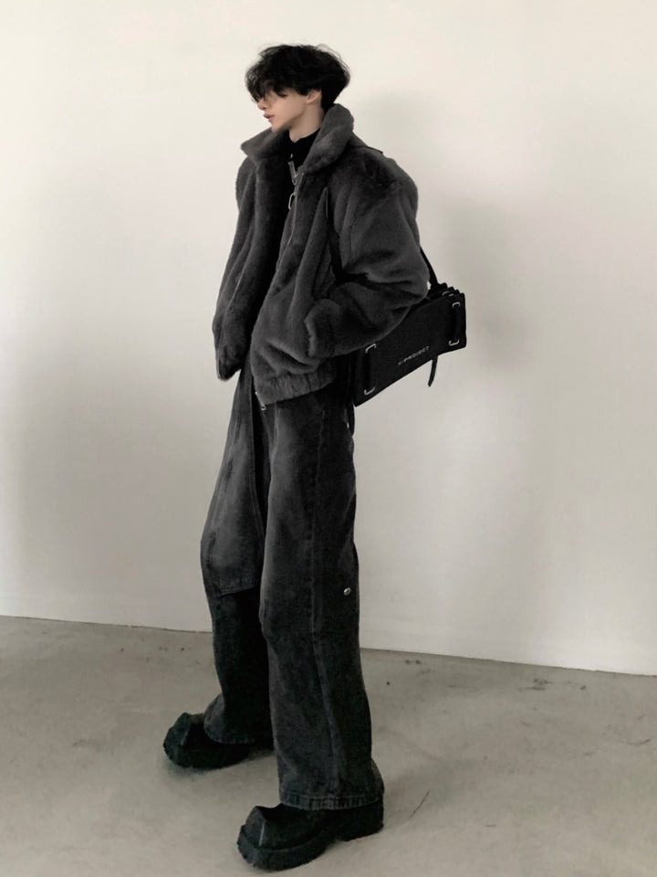 [AutumnWind] fluffy plush thickened jacket na811 