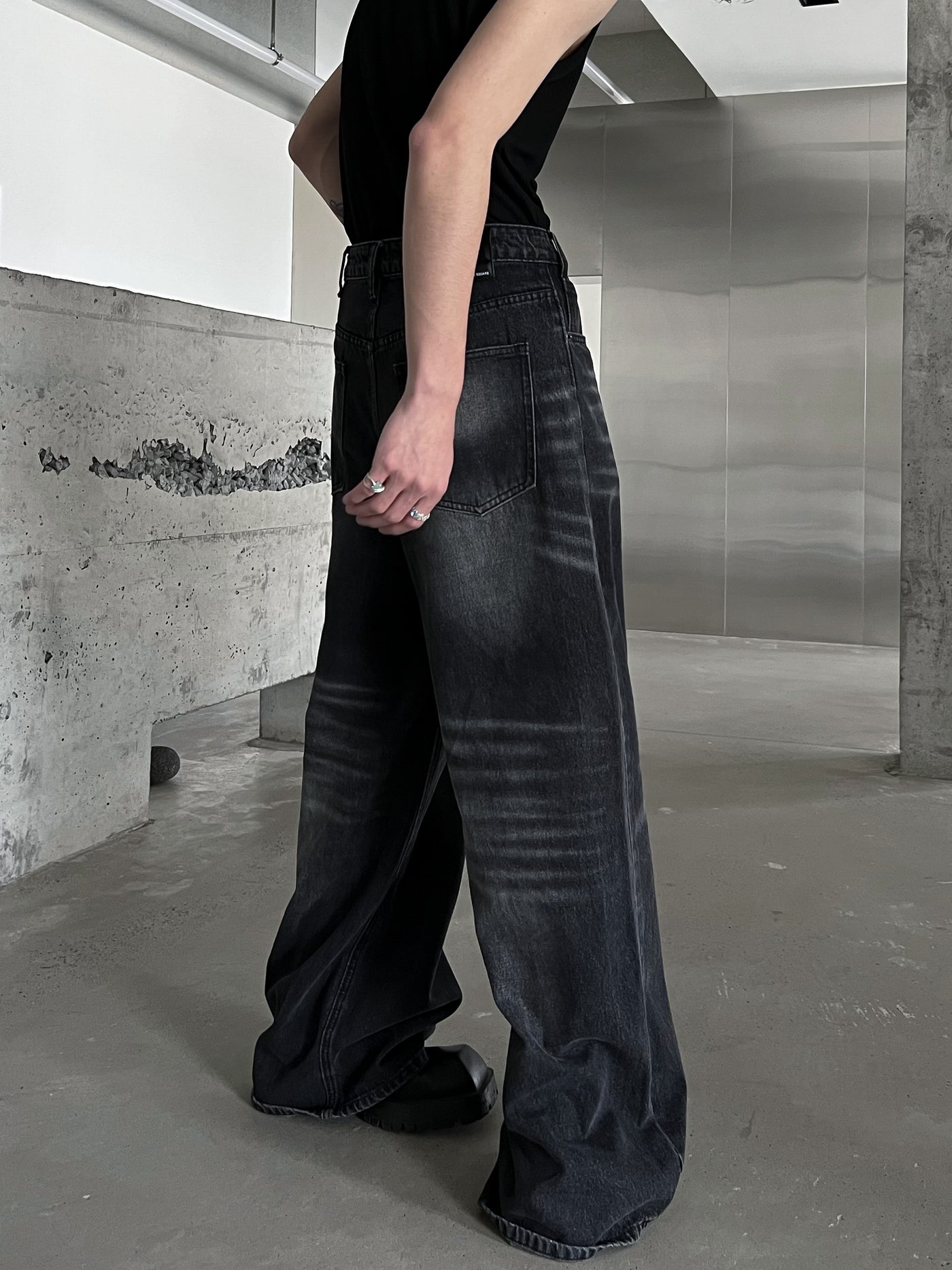 loose wide-leg floor-sweeping lazy trousers na770