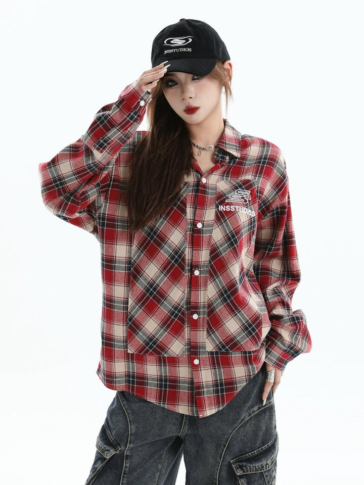 [INSstudios] loose long-sleeved shirt na1467