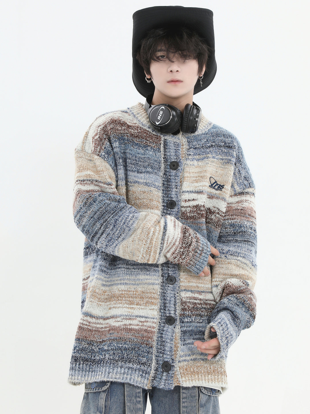 [INSstudios] painting color loose knit sweater na821