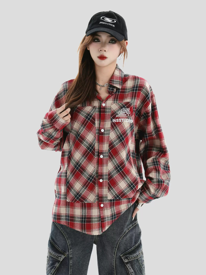 [INSstudios] loose long-sleeved shirt na1467