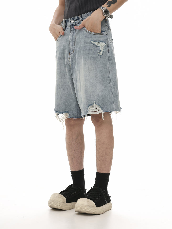 [GIBBYCNA] shorts trend straight jeans na1041