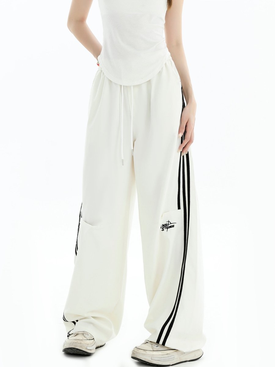 【INSstudios】Stripe Casual Pants na1463