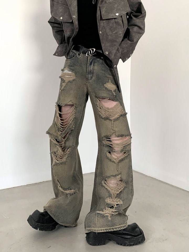 [AutumnWind] vintage washed high street jeans na961 