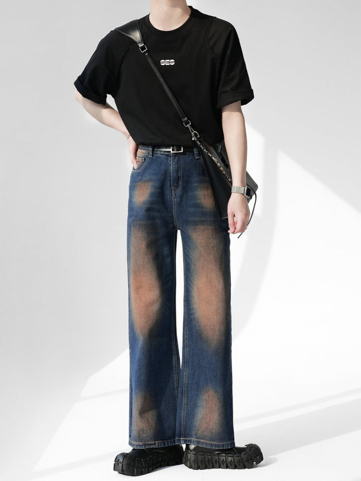 [HOHO] loose straight wide-legged jeans na1345