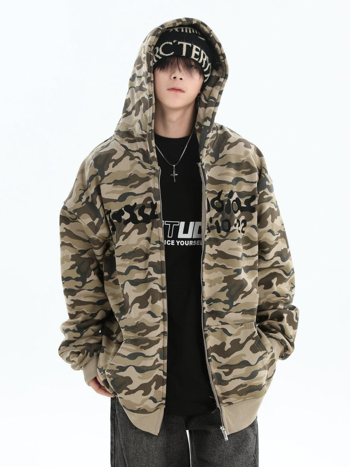 【INSstudios】full print camouflage jacket na1630