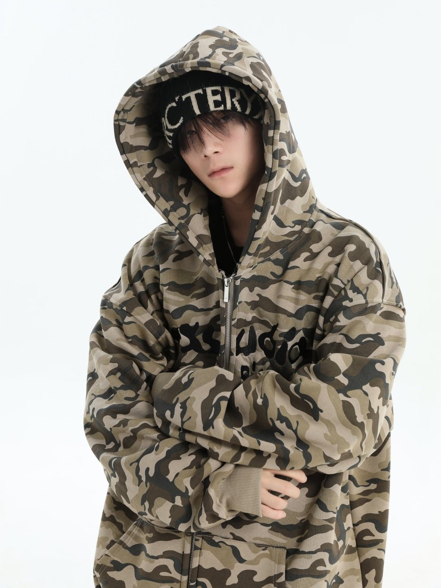 【INSstudios】full print camouflage jacket na1630