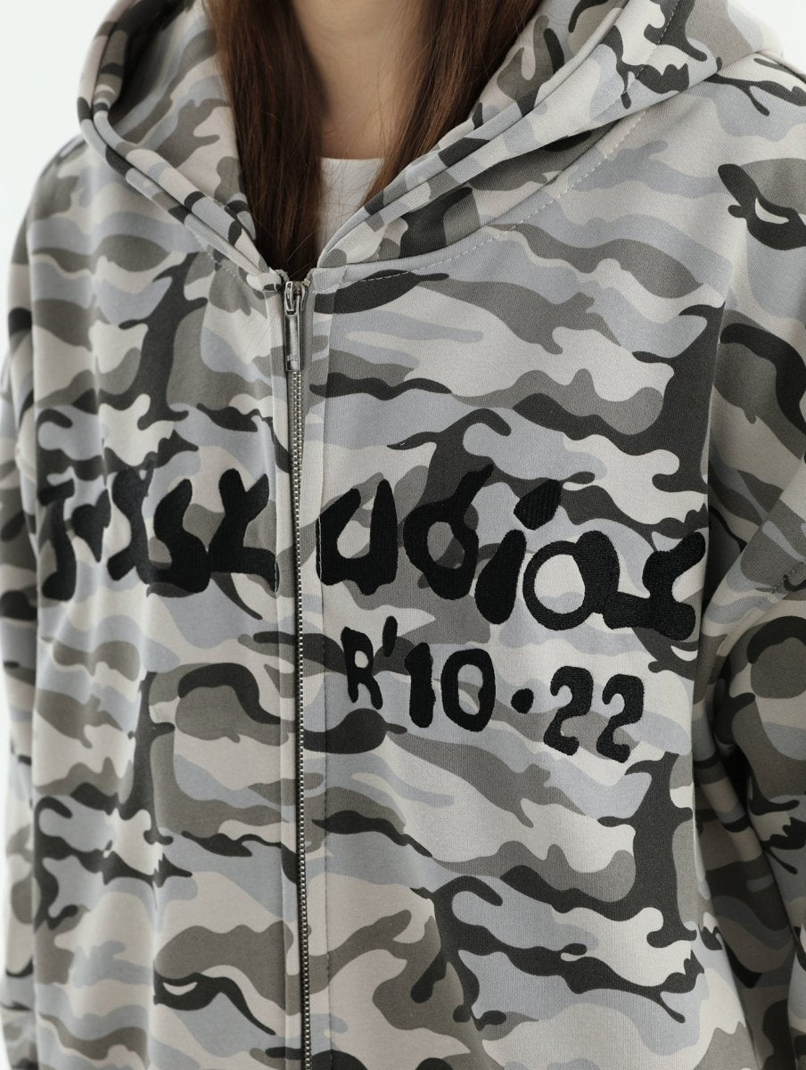 【INSstudios】full print camouflage jacket na1630