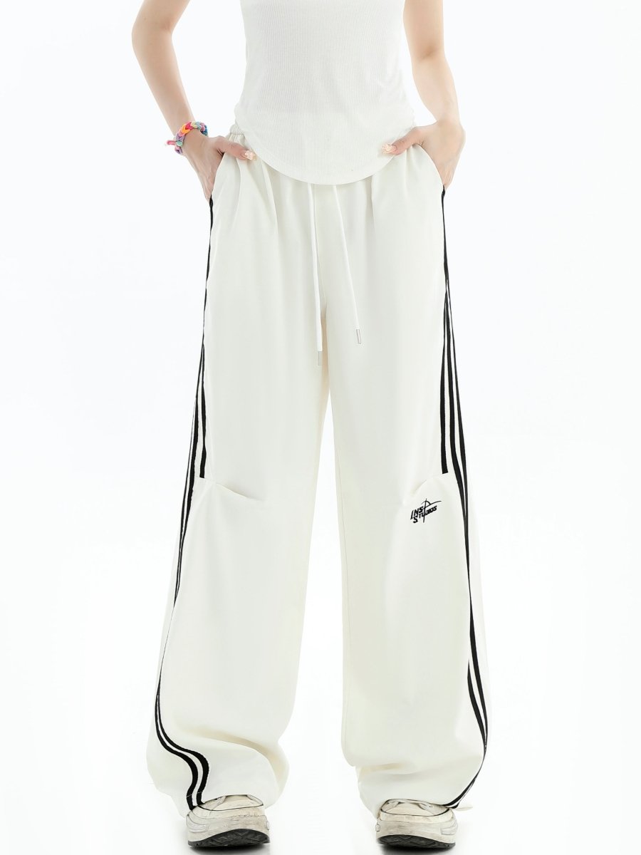 【INSstudios】Stripe Casual Pants na1463