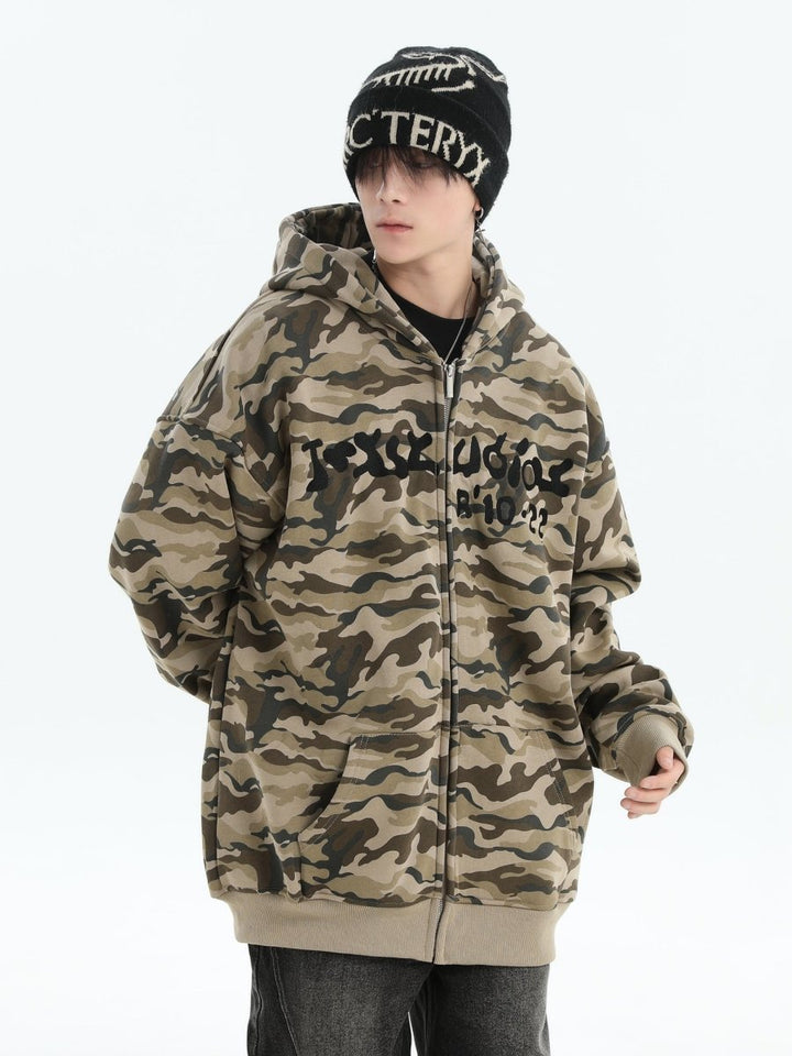 【INSstudios】full print camouflage jacket na1630