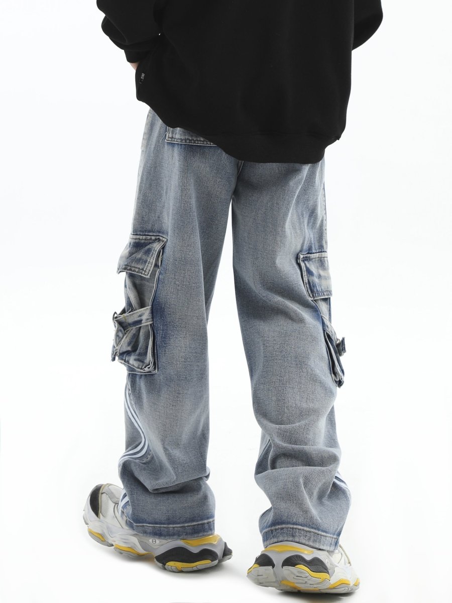 【INSstudios】striped jeans na1466