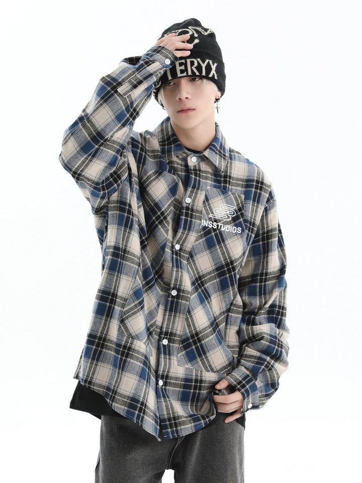 [INSstudios] loose long-sleeved shirt na1467