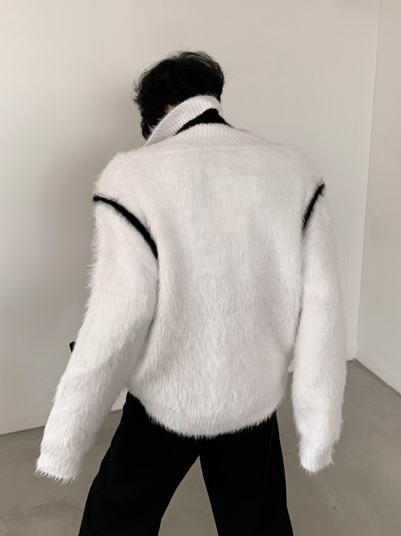 [AutumnWind] design loose v-neck knit sweater na806 