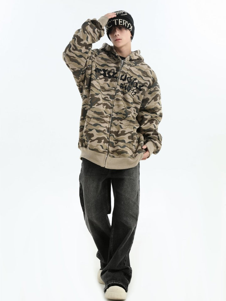 【INSstudios】full print camouflage jacket na1630