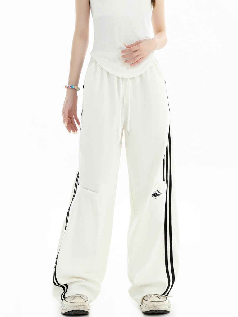 [INSstudios] Stripe Casual Pants na1463