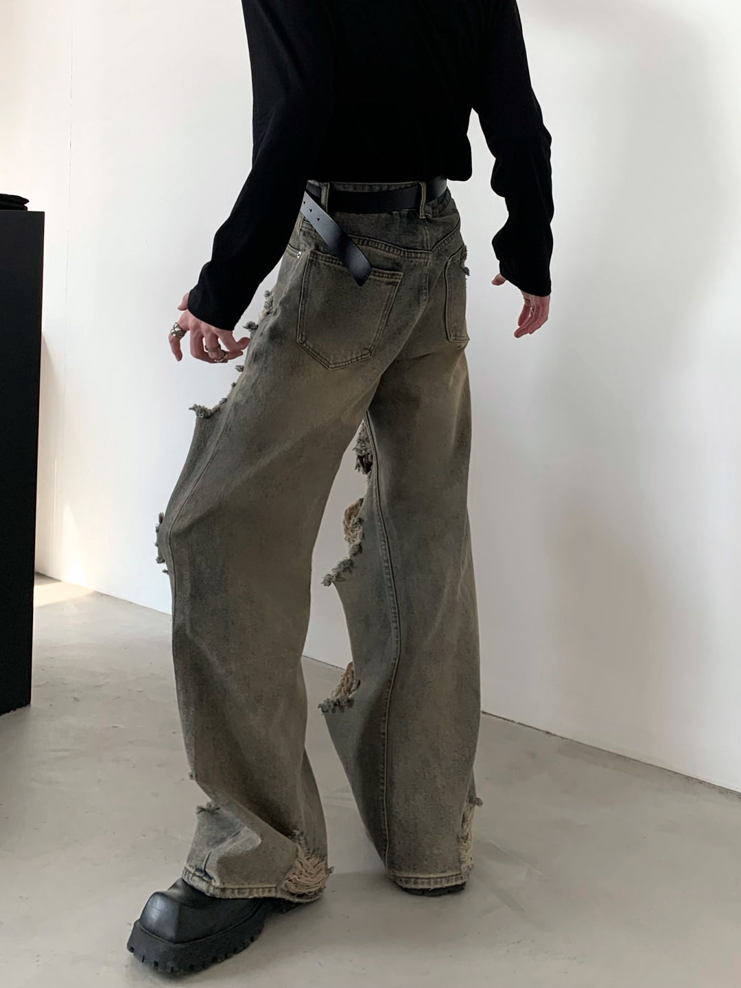 [AutumnWind] vintage washed high street jeans na961 