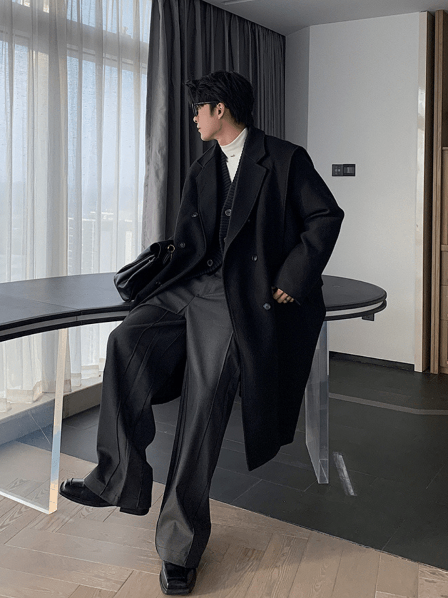 【Hualun】medium-length coat na1782