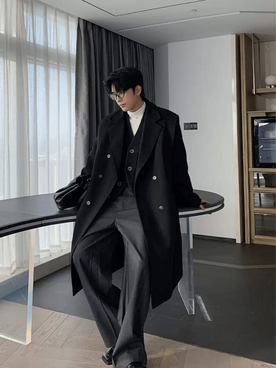 【Hualun】medium-length coat na1782