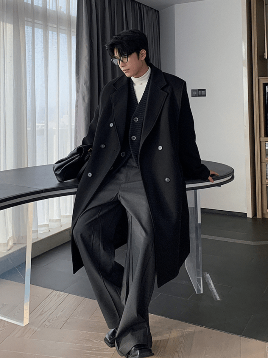 【Hualun】medium-length coat na1782