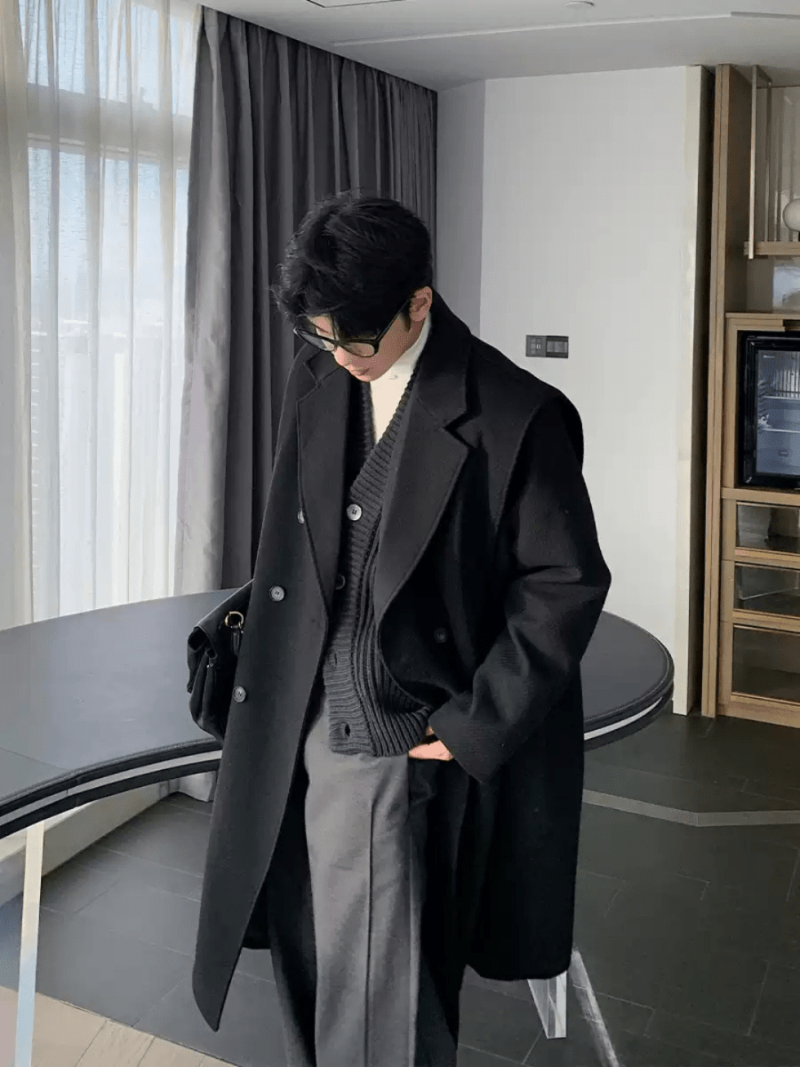 【Hualun】medium-length coat na1782