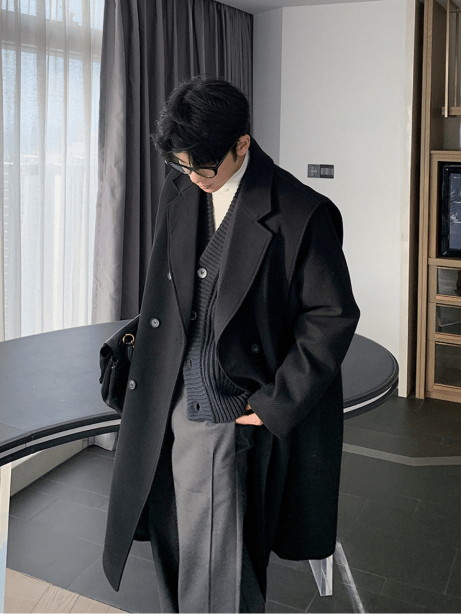 【Hualun】medium-length coat na1782