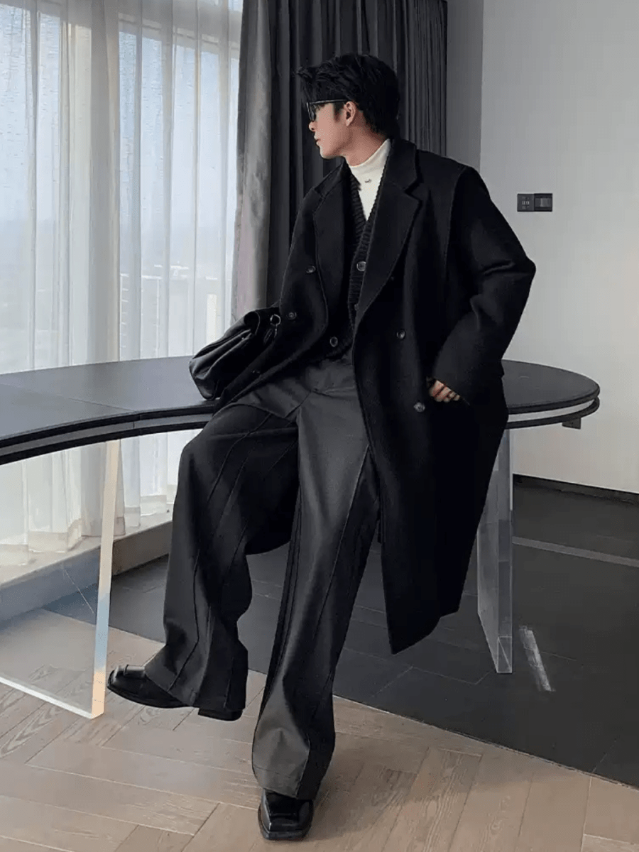 【Hualun】medium-length coat na1782