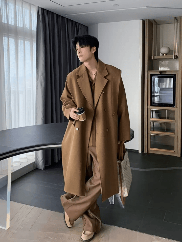 【Hualun】medium-length coat na1782