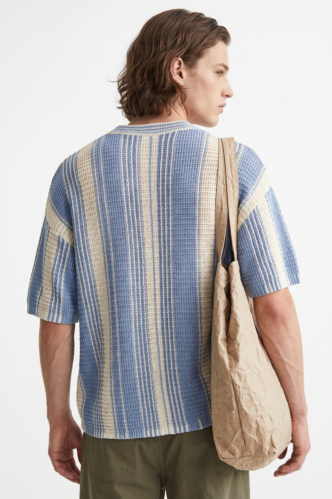 Striped Knit Cardigan na2677