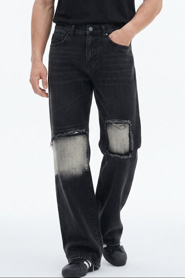 Distressed Wide-Leg Jeans na2590
