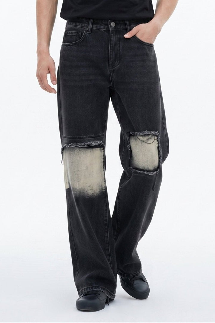 Distressed Wide-Leg Jeans na2590