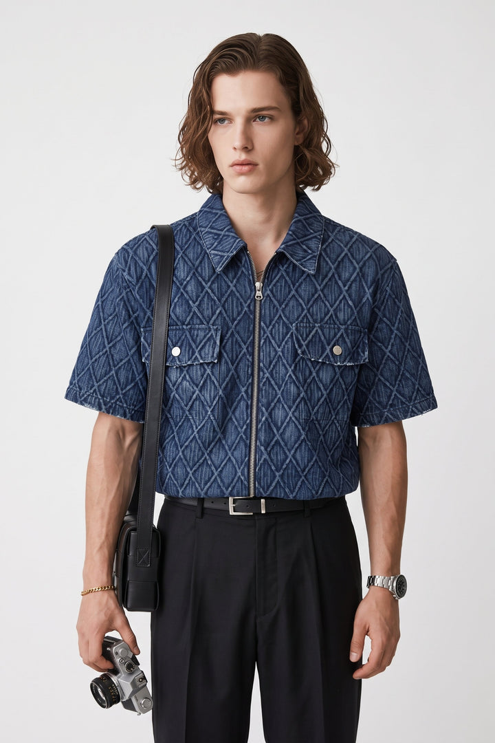 Patterned Short Shirt  na2692