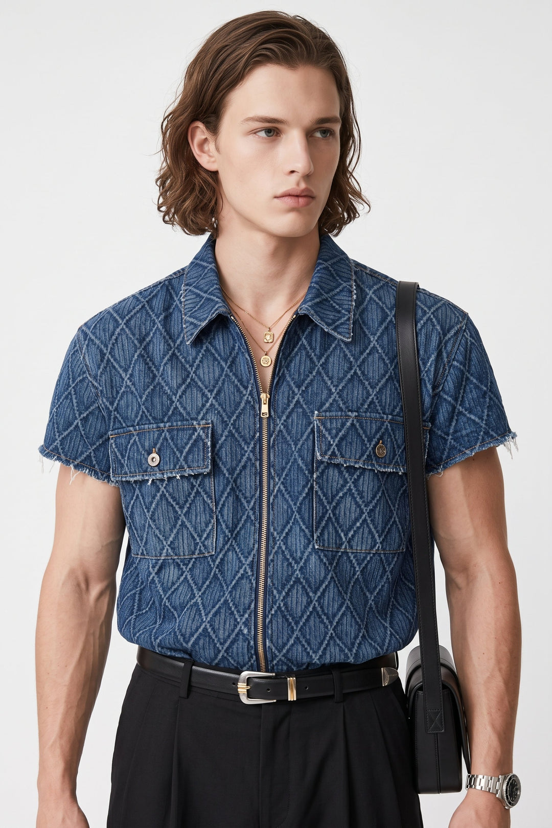 Patterned Short Shirt  na2692