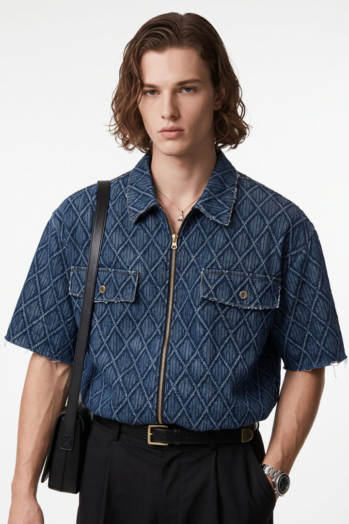 Patterned Short Shirt  na2692