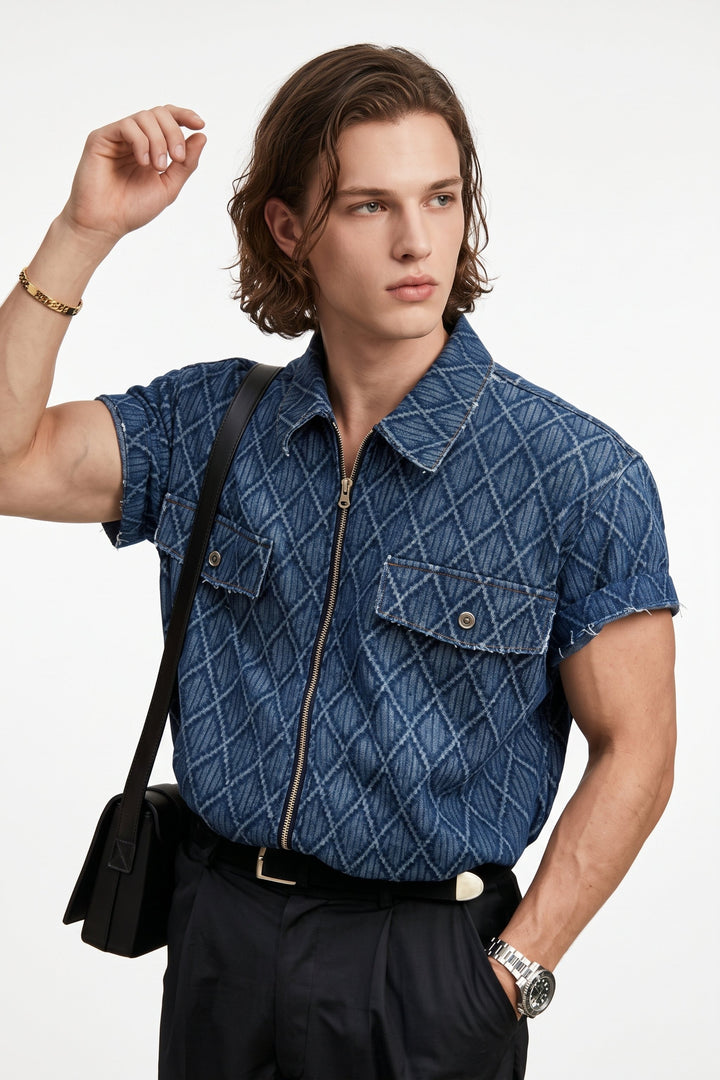 Patterned Short Shirt  na2692