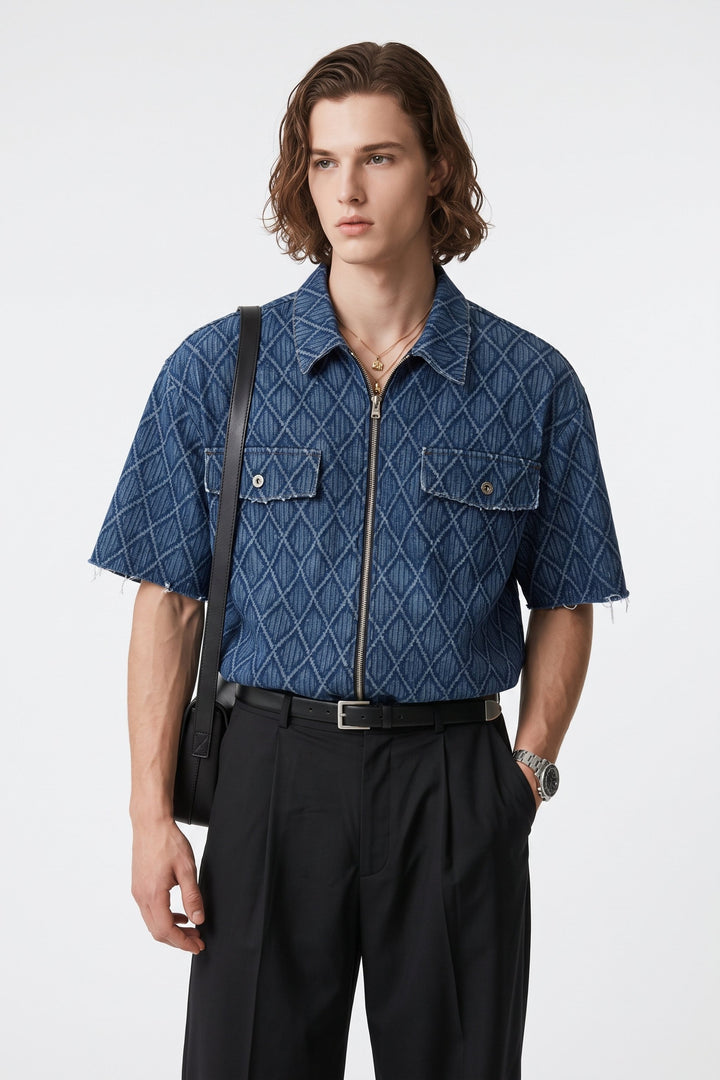 Patterned Short Shirt  na2692