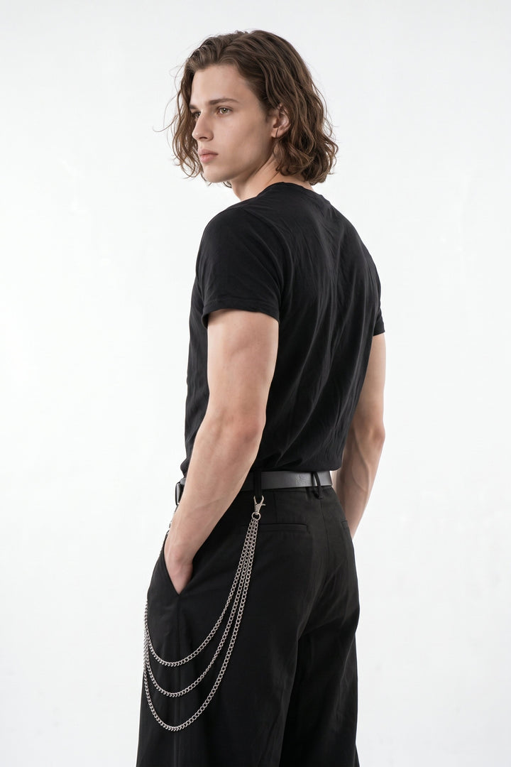 Wide-leg studs pants  na2611