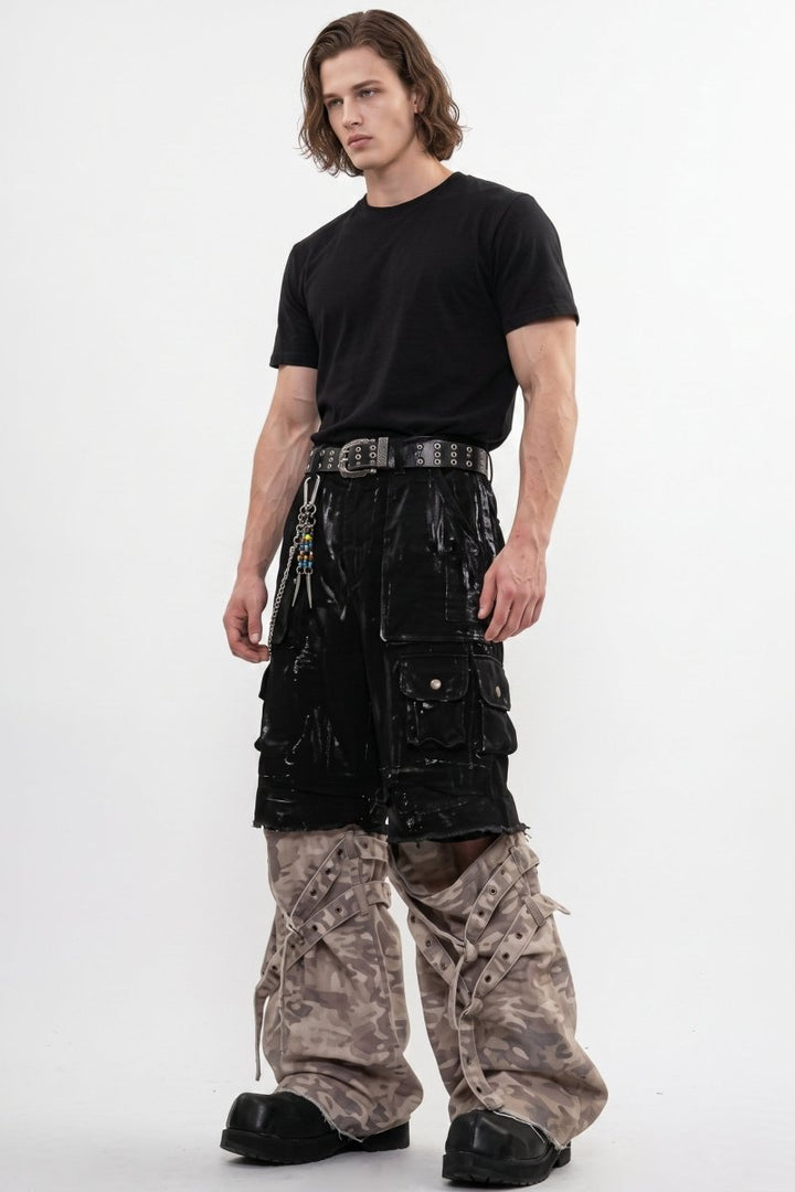 Layered Cargo Pants na2594