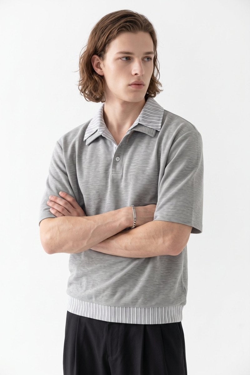 Grey Polo Shirt  na2521