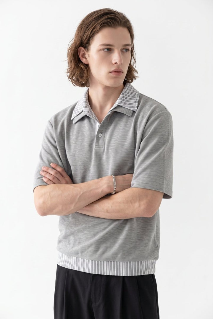 Grey Polo Shirt  na2521