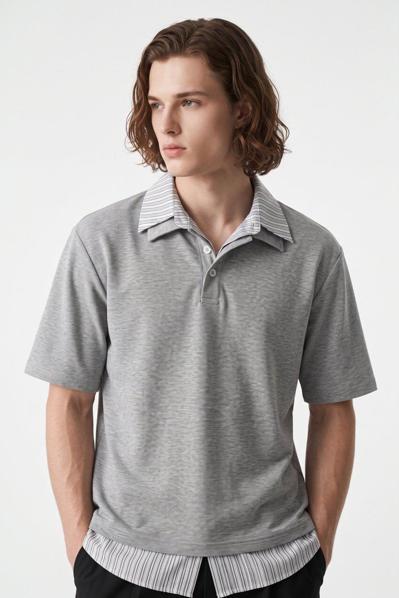 Grey Polo Shirt  na2521