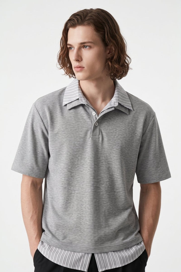 Grey Polo Shirt  na2521