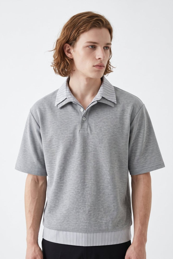 Grey Polo Shirt  na2521